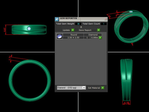 Man Ring Cad File Printing 3Dプリントモデル