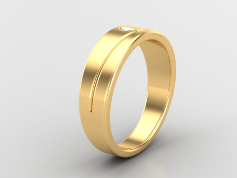 Man Ring Cad File Printing 3Dプリントモデル