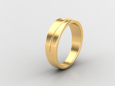 Man Ring Cad File Printing 3Dプリントモデル