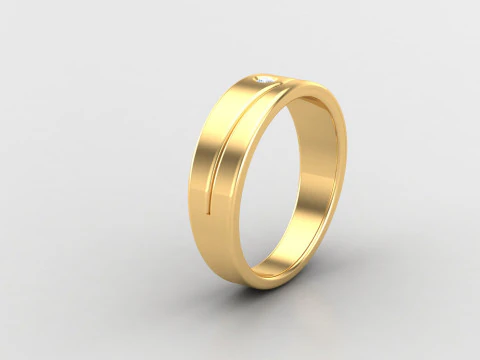 Man Ring Cad File Printing 3D Print Model