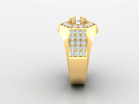 Man Ring Cad File Printing 3D Print Model