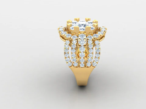 Man Ring Cad File Printing 3D Print Model