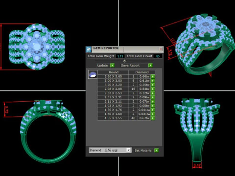 Man Ring Cad File Printing 3D Print Model