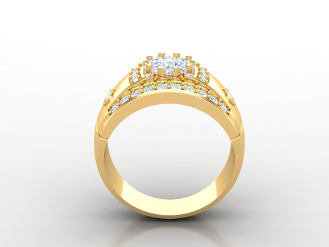 Man Ring Cad File Printing 3D Print Model