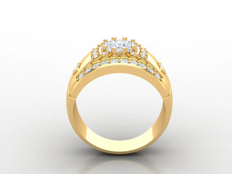 Man Ring Cad File Printing 3D Print Model