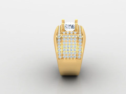 Man Ring Cad File Printing 3D Print Model