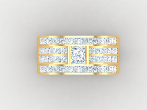 Man Ring Cad File Printing 3D 打印模型