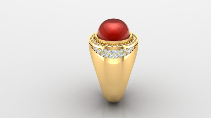Man Ring Cad File Printing 3D Druckmodell .c4d .max .obj .3ds .fbx .stl .blend