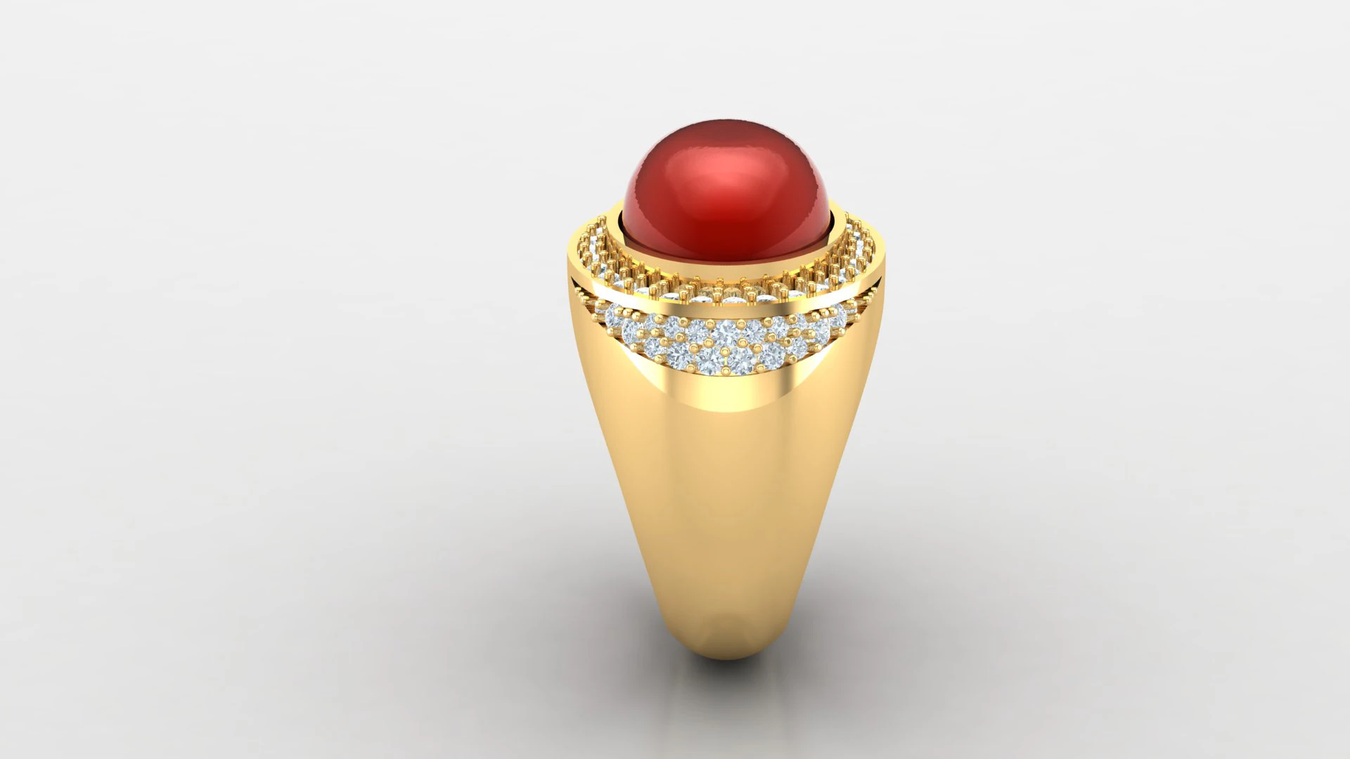 Man Ring Cad File Printing 3D Print Model .c4d .max .obj .3ds .fbx .stl .blend