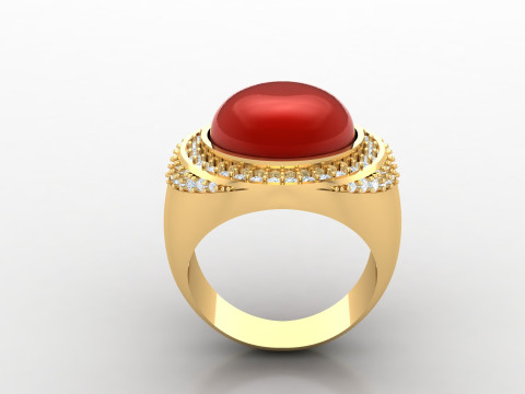 Man Ring Cad File Printing 3D Druckmodell