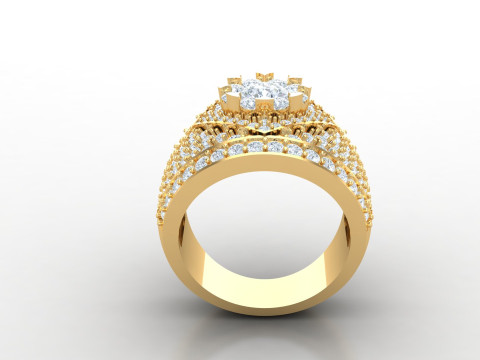 Man Ring Cad File Printing 3D Принт Модель