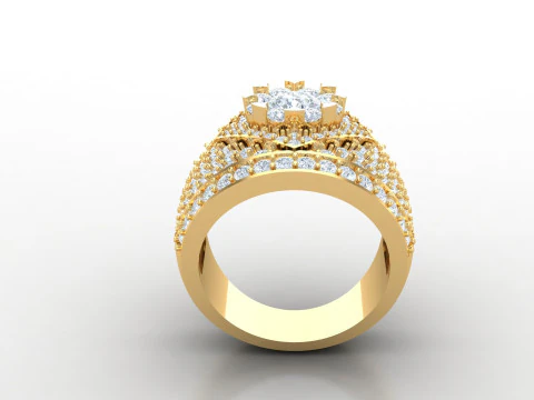 Man Ring Cad File Printing 3D Print Model
