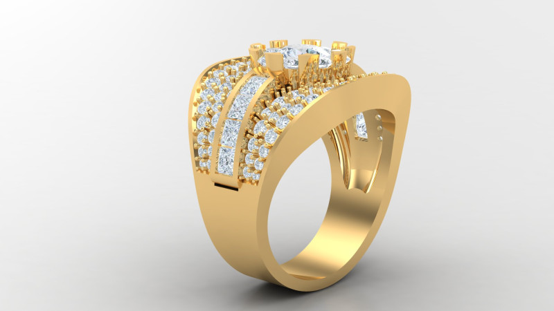 Man Ring Cad File Printing 3D printmodel .c4d .max .obj .3ds .fbx .stl .blend