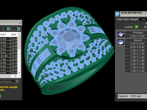 Man Ring Cad File Printing 3D printmodel