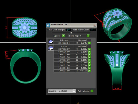 Man Ring Cad File Printing 3D printmodel