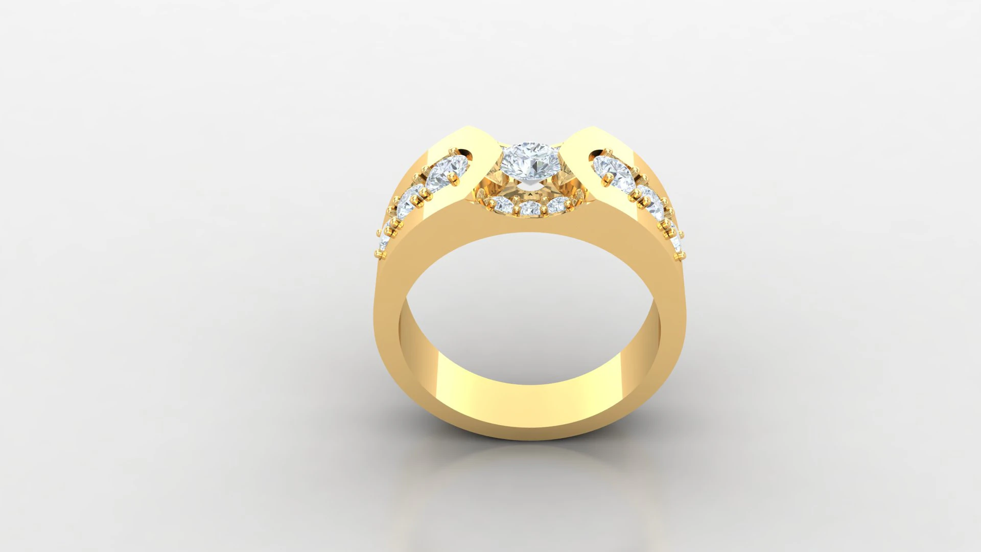 Man Ring Cad File Printing 3D Print Model .c4d .max .obj .3ds .fbx .stl .blend 