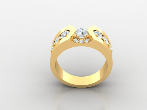 Man Ring Cad File Printing 3D प्रिंट मॉडल