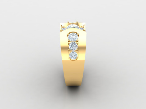 Man Ring Cad File Printing 3D Print Model
