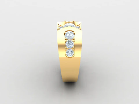 Man Ring Cad File Printing 3D Print Model