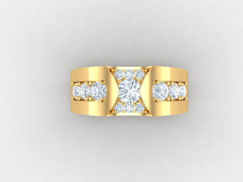 Man Ring Cad File Printing 3D Print Model