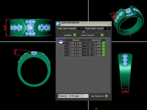 Man Ring Cad File Printing 3D Print Model