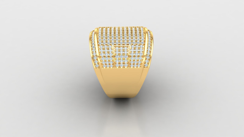 Man Ring Cad File Printing 3D Print Model .c4d .max .obj .3ds .fbx .stl .blend 