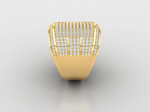 Man Ring Cad File Printing 3D Print Model