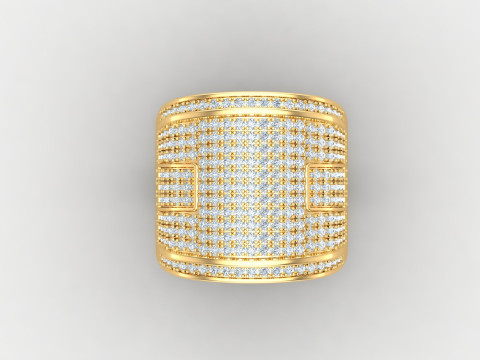 Man Ring Cad File Printing 3D Print Model