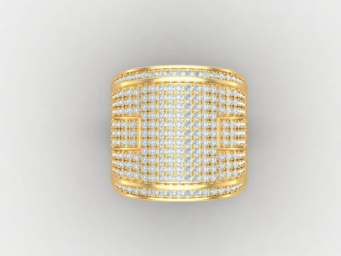 Man Ring Cad File Printing 3D Print Model