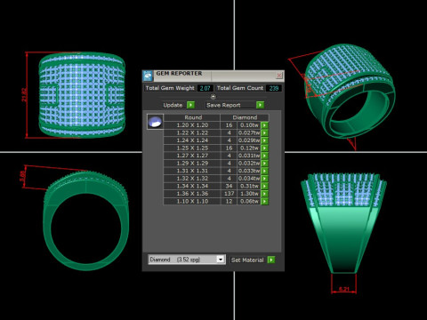 Man Ring Cad File Printing 3D Print Model