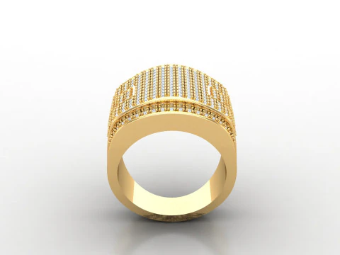 Man Ring Cad File Printing 3D Print Model