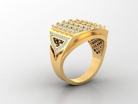 Man Ring Cad File Printing 3D 打印模型
