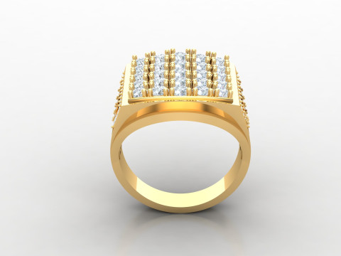 Man Ring Cad File Printing 3D 打印模型