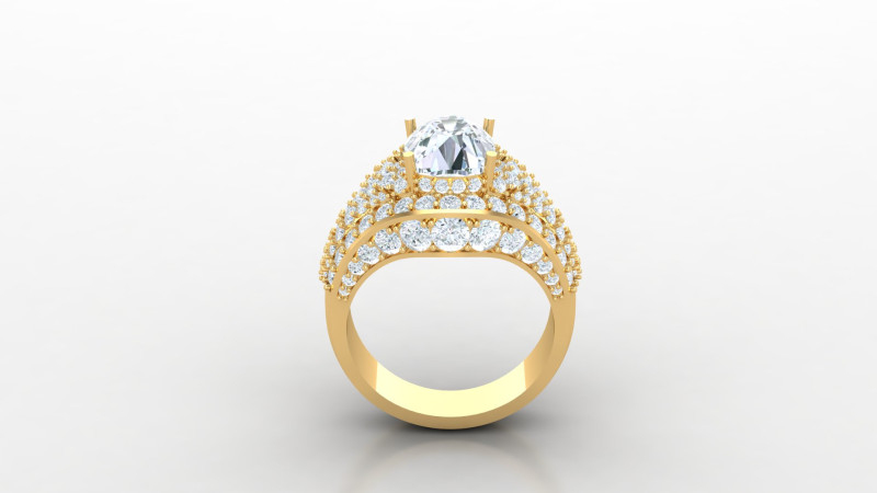 Man Ring Cad File Printing 3D 打印模型 .c4d .max .obj .3ds .fbx .stl .blend 