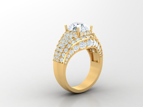 Man Ring Cad File Printing 3D 打印模型