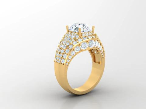 Man Ring Cad File Printing 3D Print Model