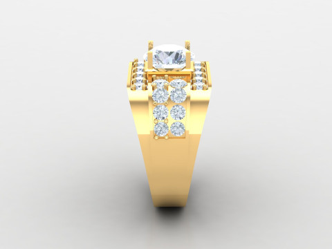 Man Ring Cad File Printing 3D Print Model