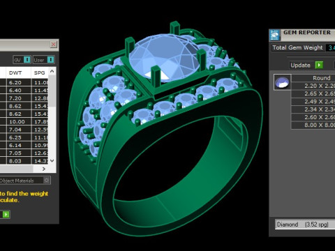Man Ring Cad File Printing 3D Print Model