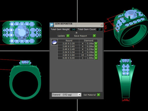 Man Ring Cad File Printing 3D Print Model