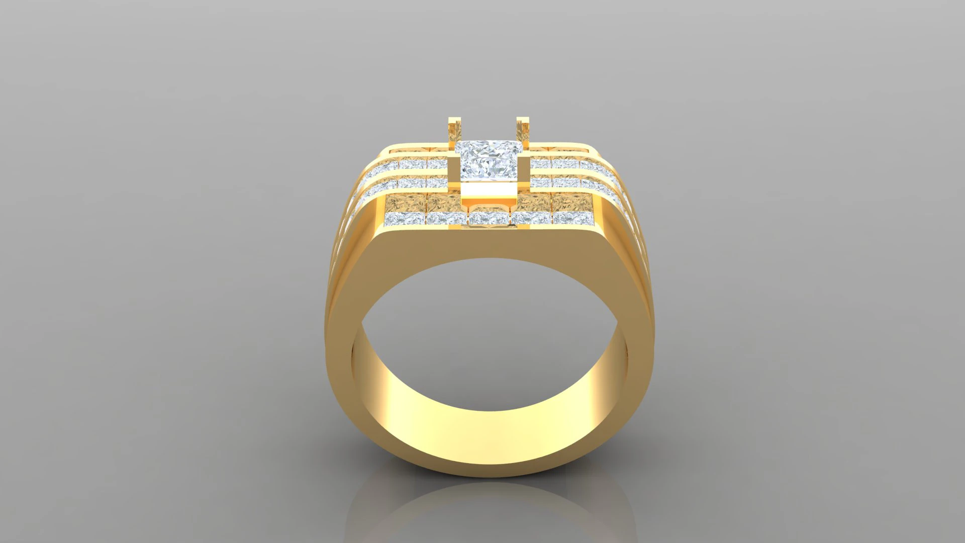 Man Ring Cad File Printing 3D Print Model .c4d .max .obj .3ds .fbx .stl .blend