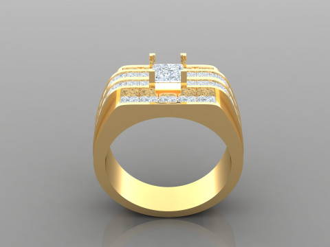 Man Ring Cad File Printing 3D 프린트 모델