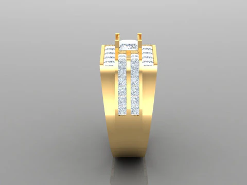 Man Ring Cad File Printing 3D Print Model