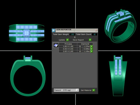 Man Ring Cad File Printing 3D Print Model