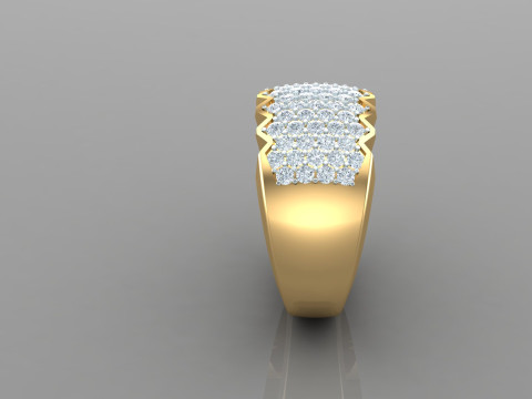 Man Ring Cad File Printing Modèles 3D en vedette