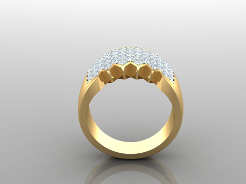 Man Ring Cad File Printing Modèles 3D en vedette
