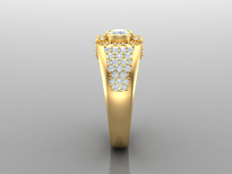 Man Ring Cad File Printing 3D Print Model
