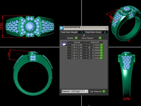 Man Ring Cad File Printing 3D Print Model