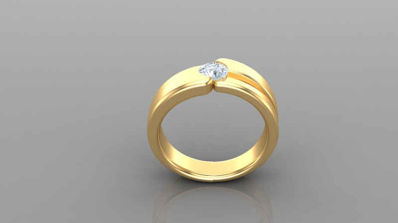 Man Ring Cad File Printing 3D Print Model .c4d .max .obj .3ds .fbx .stl .blend 
