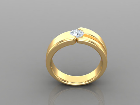 Man Ring Cad File Printing Modelo de Impressão 3D