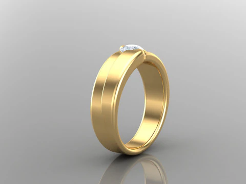 Man Ring Cad File Printing 3D Print Model